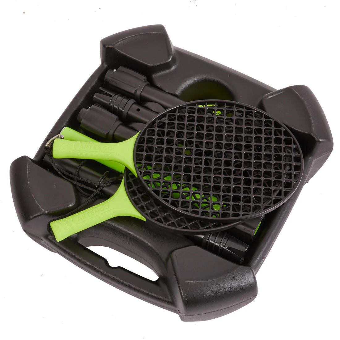 Pack Speedball (1 Mástil, 2 Raquetas y 1 Pelota) Turnball Strong Negro/Amarillo - Image 6