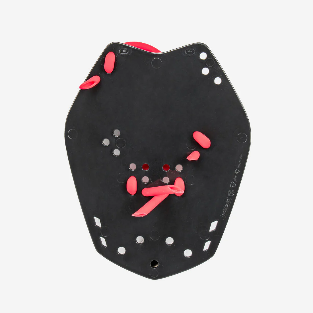 Palas natación 900 negro rojo talla L - Image 3
