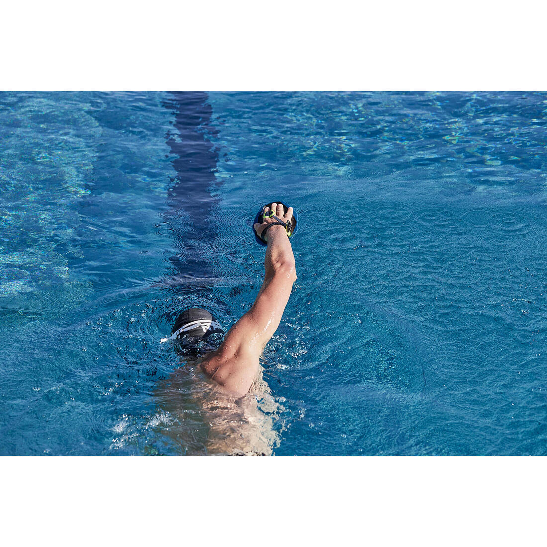 Palas natación Quick'In 500 negro talla M - Image 9