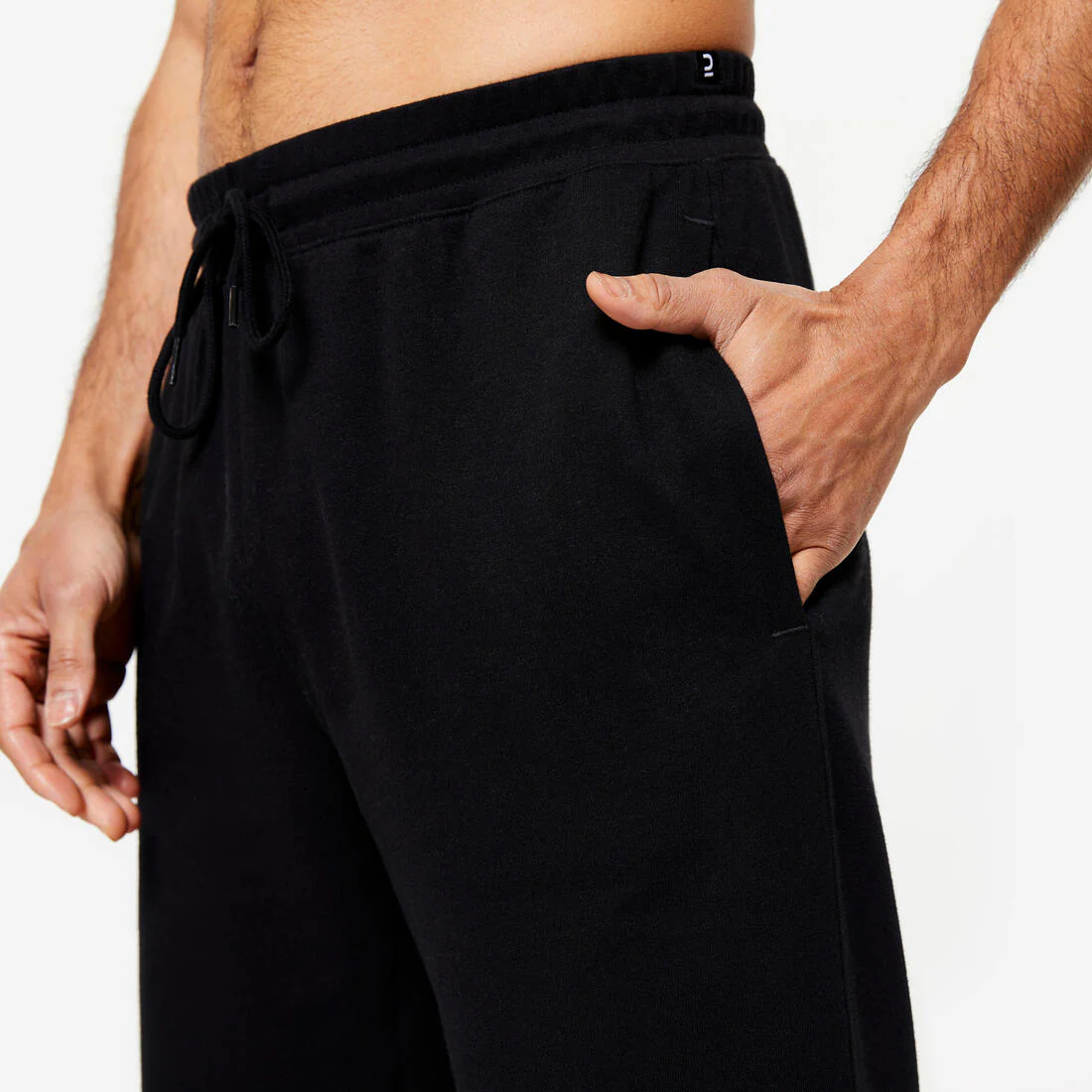 PANTALÓN BUZO FITNESS HOMBRE NEGRO CORTE REGULAR - Image 10