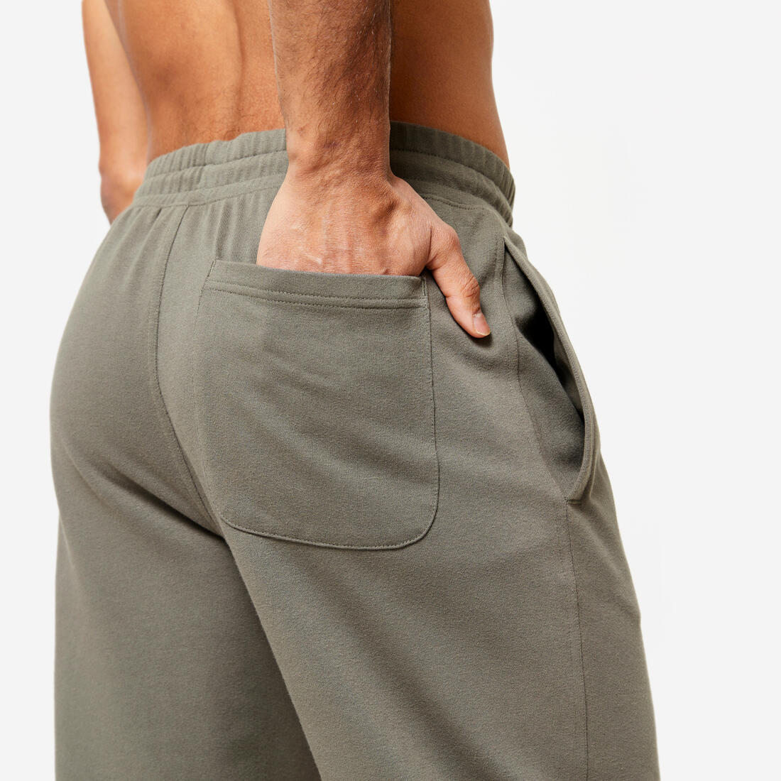 PANTALÓN BUZO FITNESS HOMBRE NEGRO CORTE REGULAR - Image 11