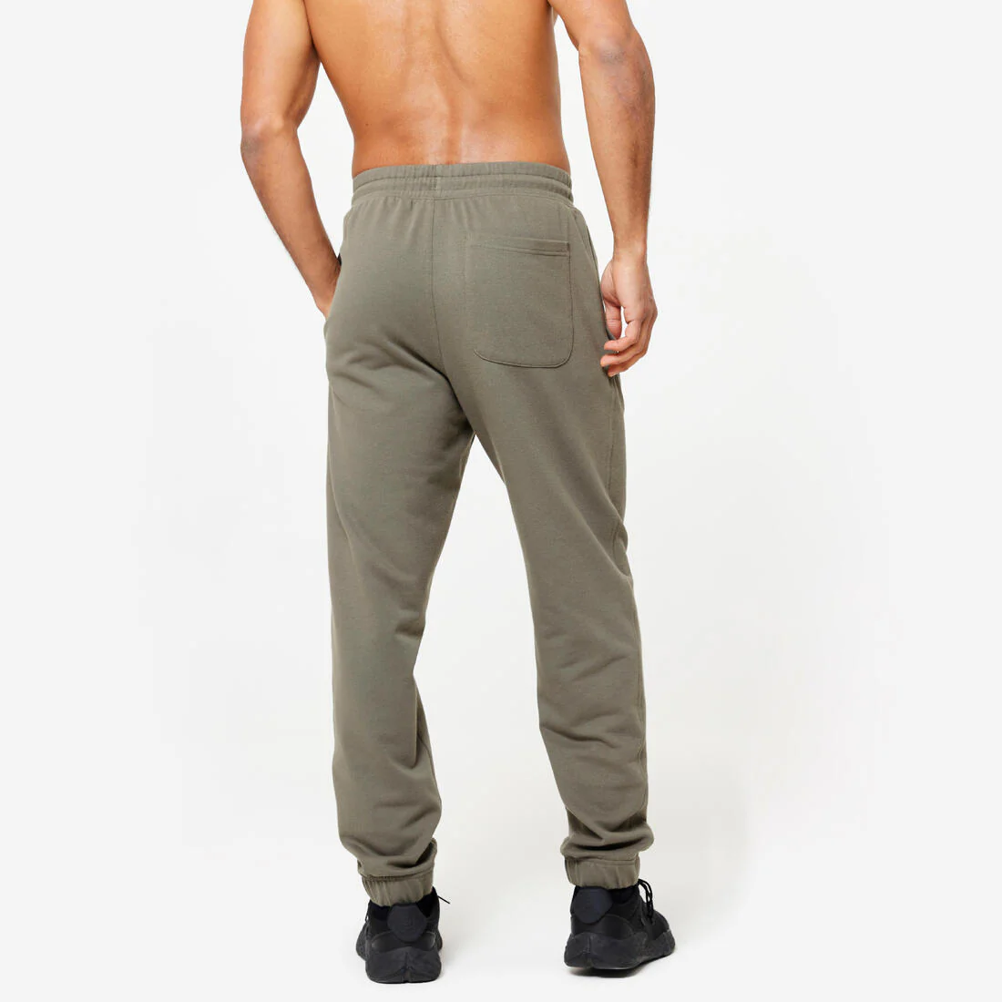 PANTALÓN BUZO FITNESS HOMBRE NEGRO CORTE REGULAR - Image 14