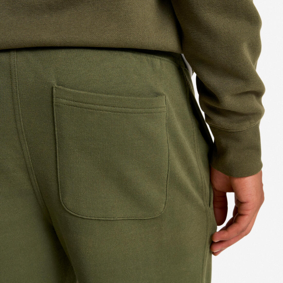 PANTALÓN BUZO FITNESS HOMBRE NEGRO CORTE REGULAR - Image 16