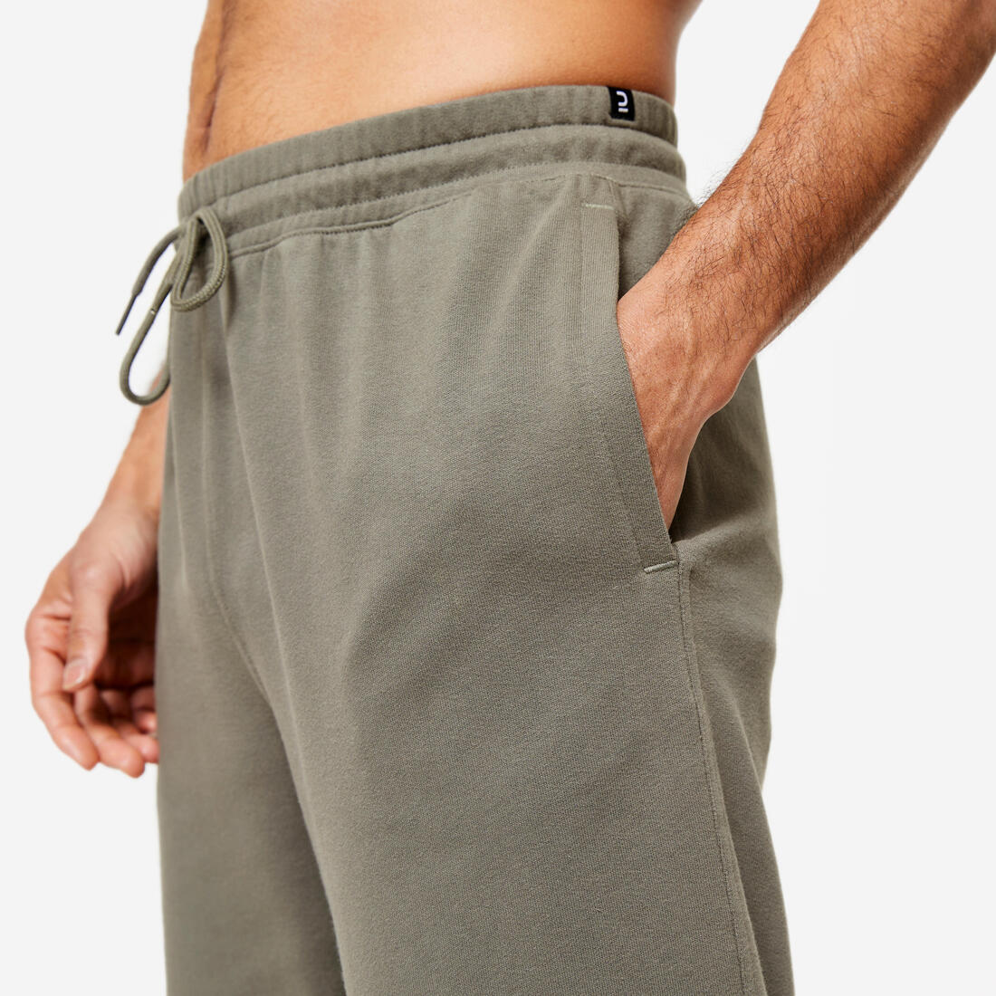 PANTALÓN BUZO FITNESS HOMBRE NEGRO CORTE REGULAR - Image 21