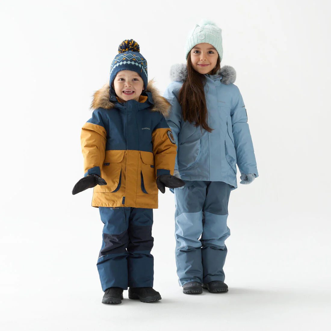 PANTALÓN CÁLIDO IMPERMEABLE DE SENDERISMO NIÑOS SH500 MOUNTAIN - Image 3