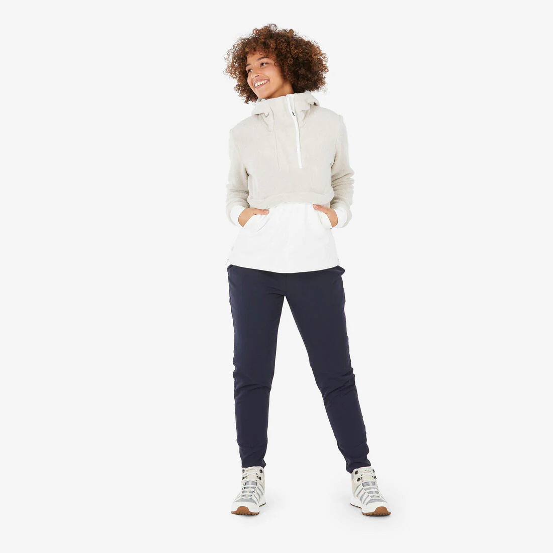 PANTALÓN CÁLIDO PERLANTE DE SENDERISMO MUJER SH500 - Image 2