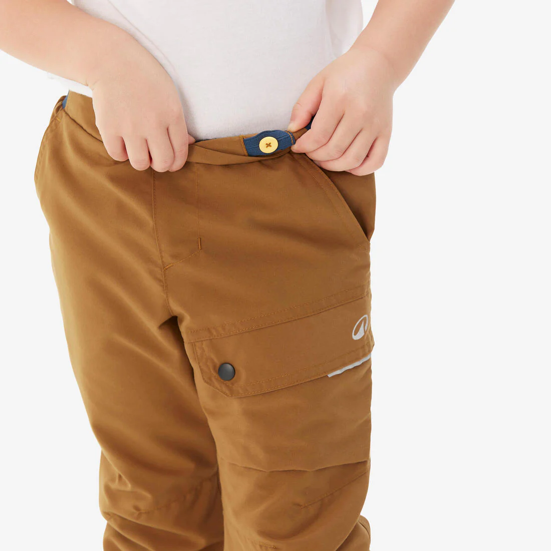 PANTALÓN CÁLIDO PERLANTE DE SENDERISMO NIÑOS SH100 - Image 5