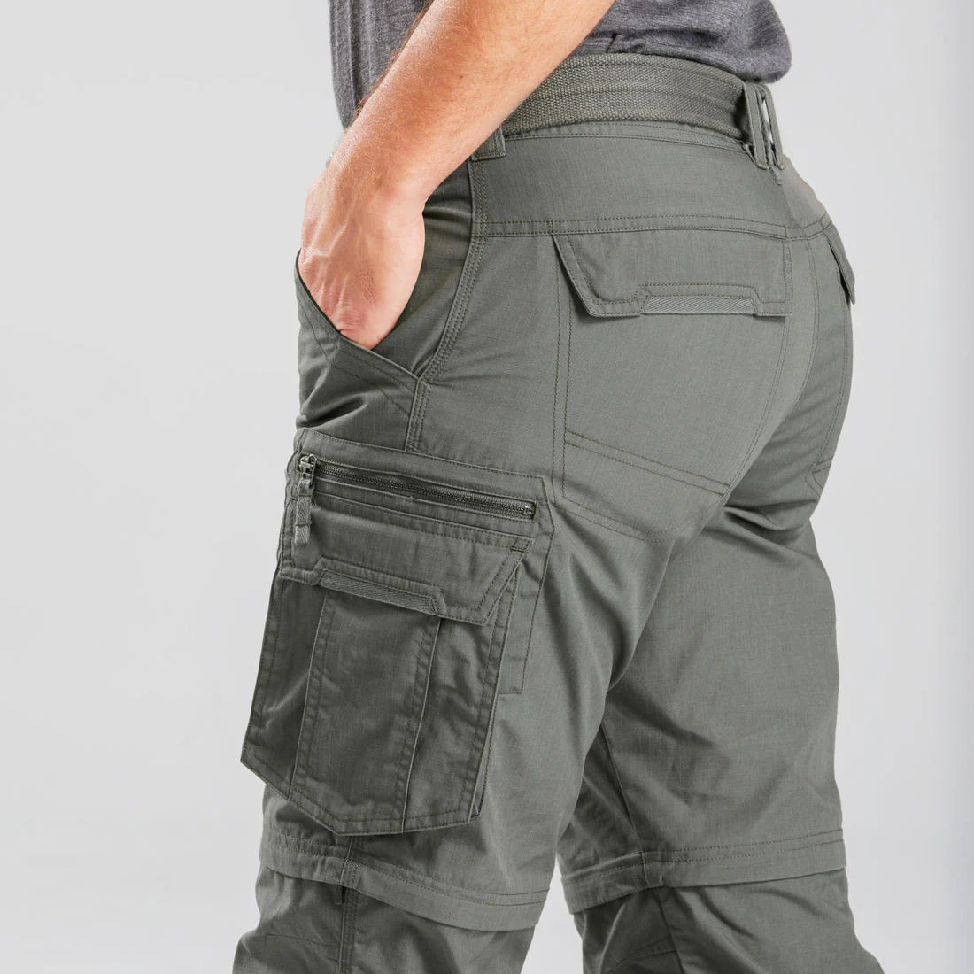 PANTALÓN CARGO 2 EN 1 DE SENDERISMO HOMBRE TRAVEL 500 - Image 12