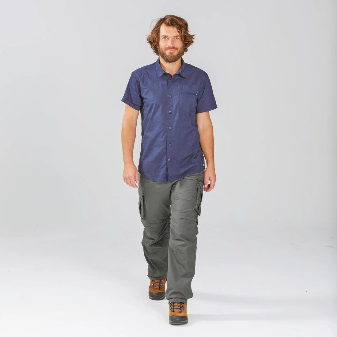 PANTALÓN CARGO 2 EN 1 DE SENDERISMO HOMBRE TRAVEL 500 - Image 5
