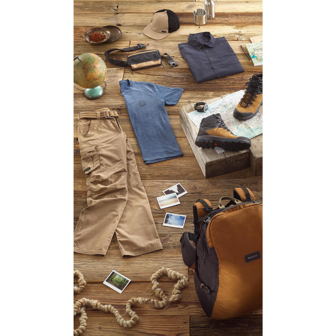 PANTALÓN CARGO DE SENDERISMO VIAJE - TRAVEL 100 HOMBRE - Image 25