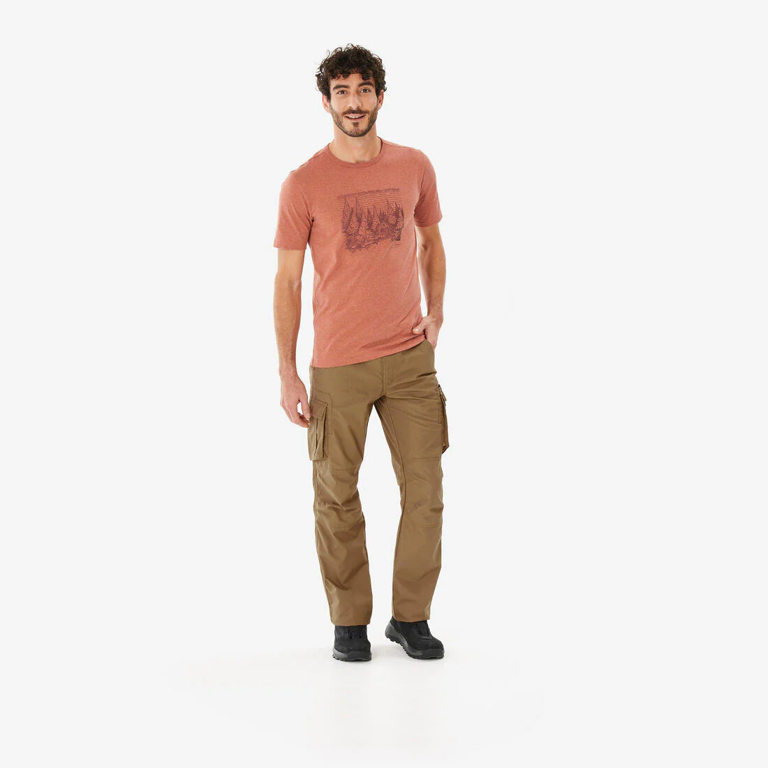 PANTALÓN CARGO DE SENDERISMO VIAJE - TRAVEL 100 HOMBRE - Image 4