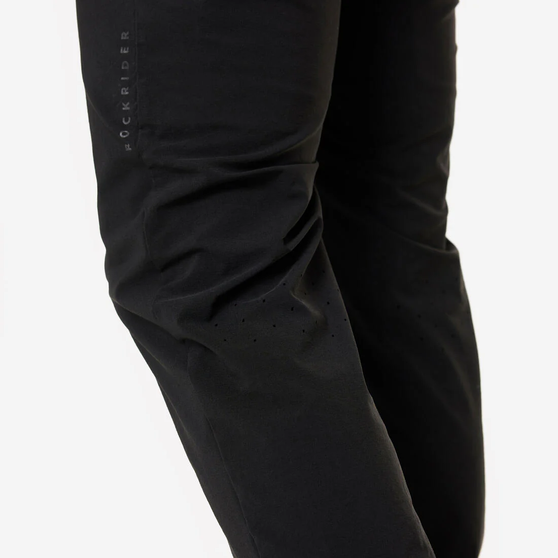 Pantalón Ciclismo MTB All Mountain Unisex Negro Ligero Transpirable Clima Cálido - Image 9