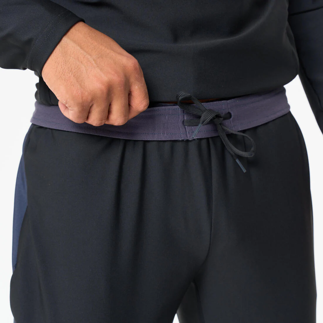 PANTALÓN DE FÚTBOL VIRALTO CLUB GRIS CARBONO Y NEGRO - Image 3