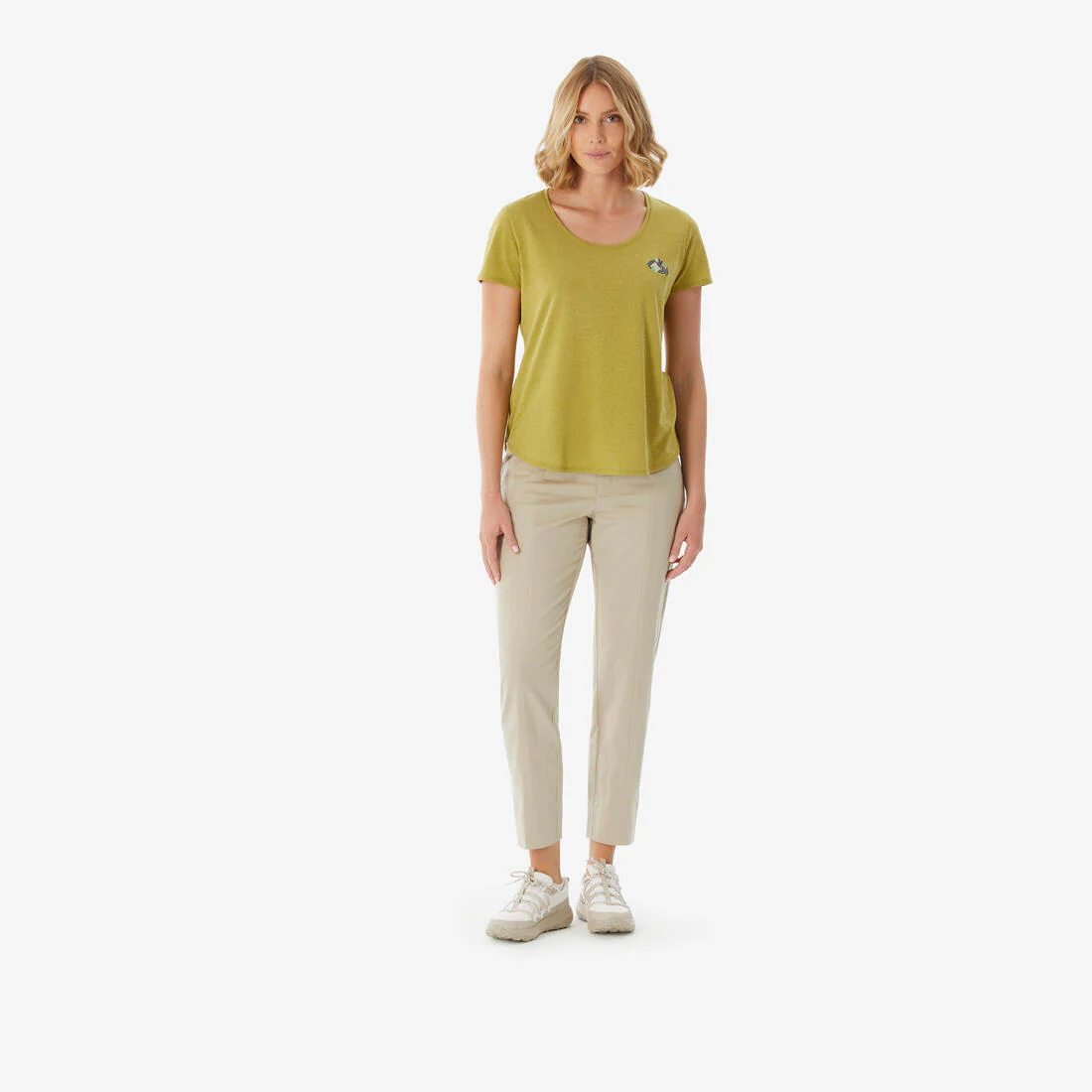 PANTALÓN DE LINO SENDERISMO MUJER NH500 - Image 2