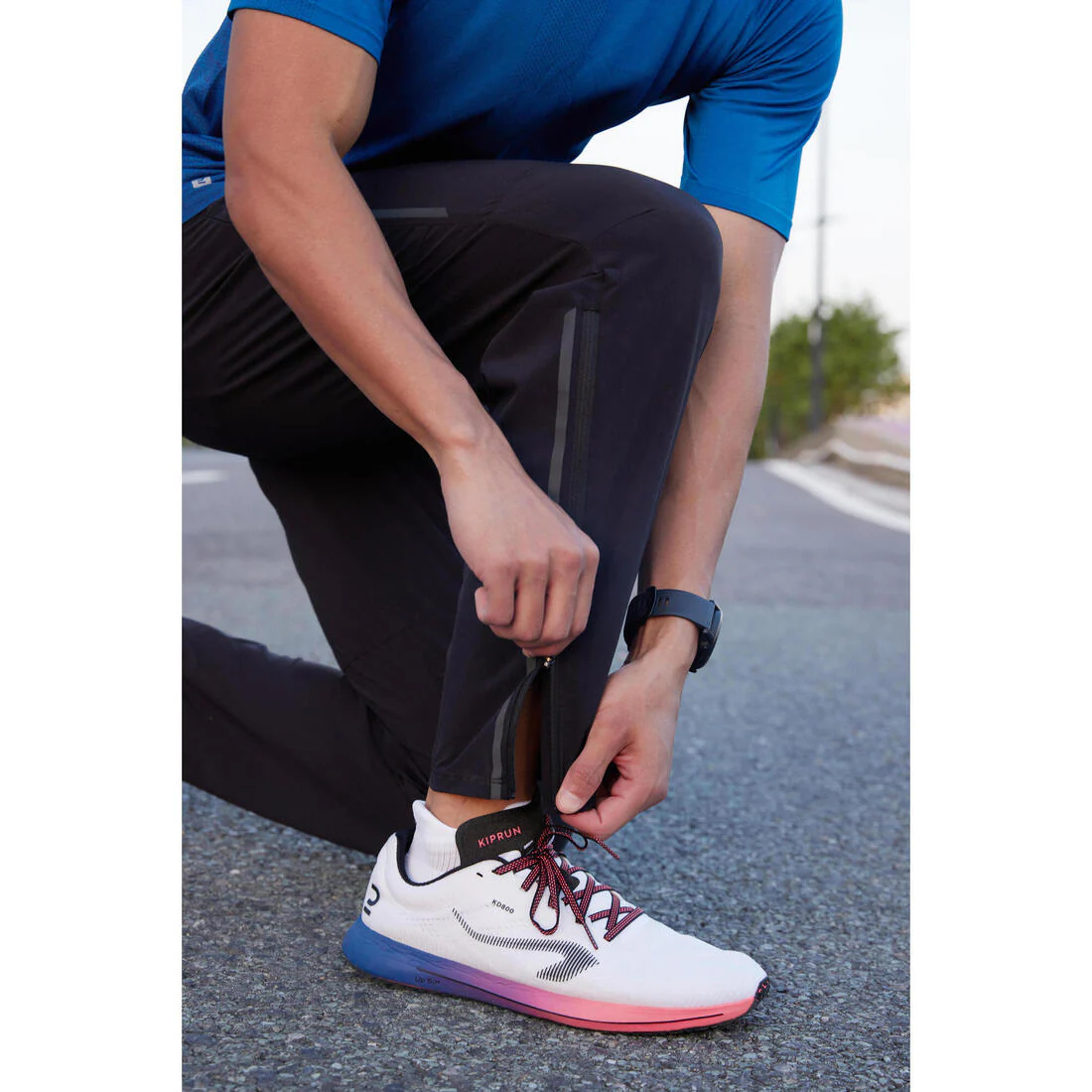 Pantalón de running ligero Hombre - KIPRUN Run 500 Light Negro - Image 11