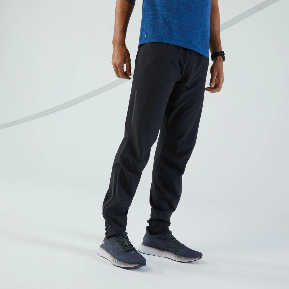 Pantalón de running ligero Hombre - KIPRUN Run 500 Light Negro - Image 4