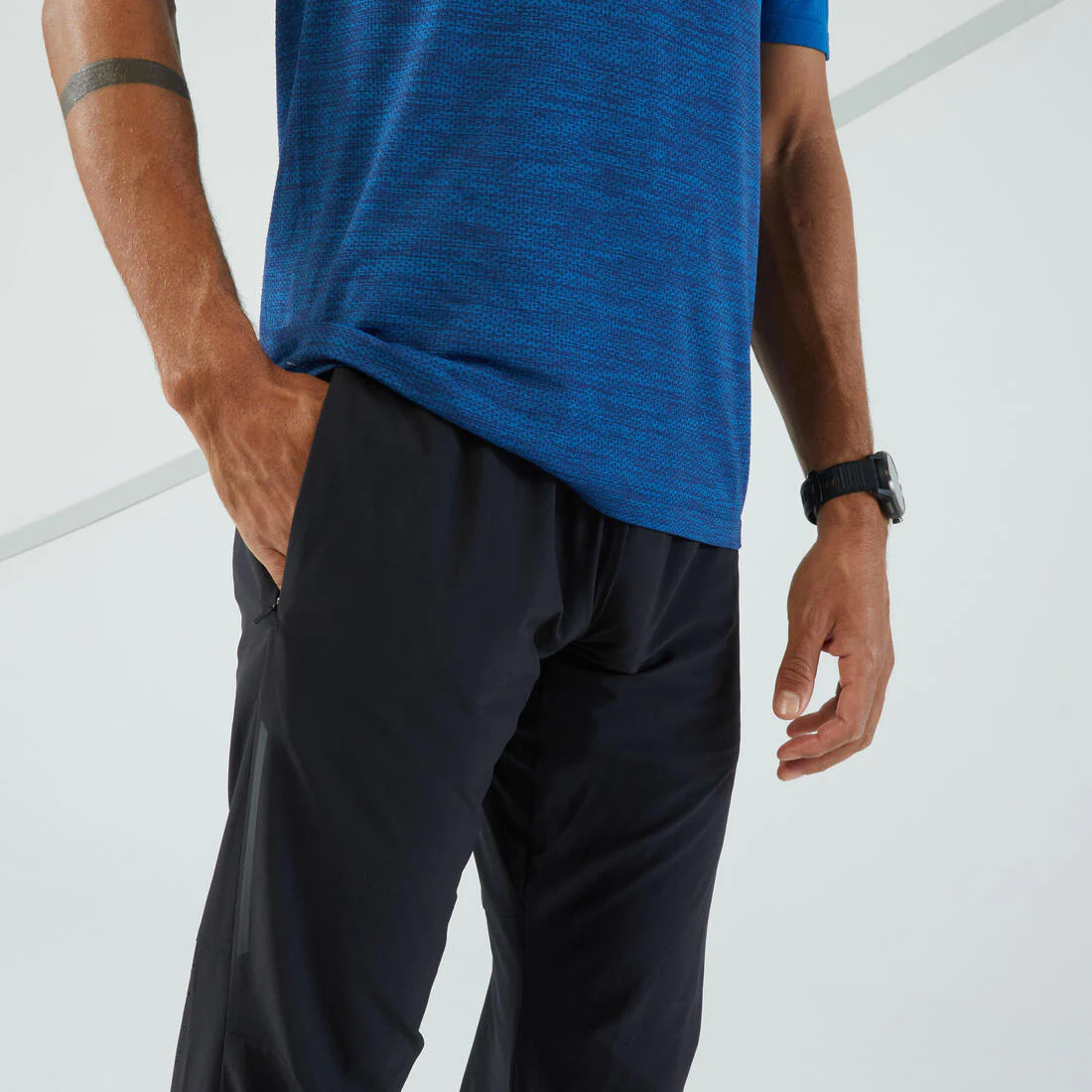 Pantalón de running ligero Hombre - KIPRUN Run 500 Light Negro - Image 8
