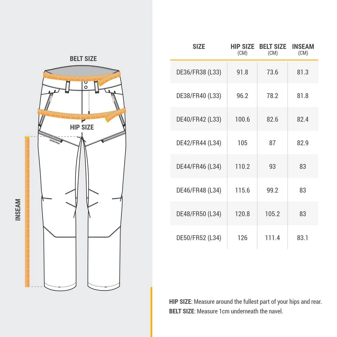 PANTALÓN DE SENDERISMO CÁLIDO HOMBRE SH500 - Image 8