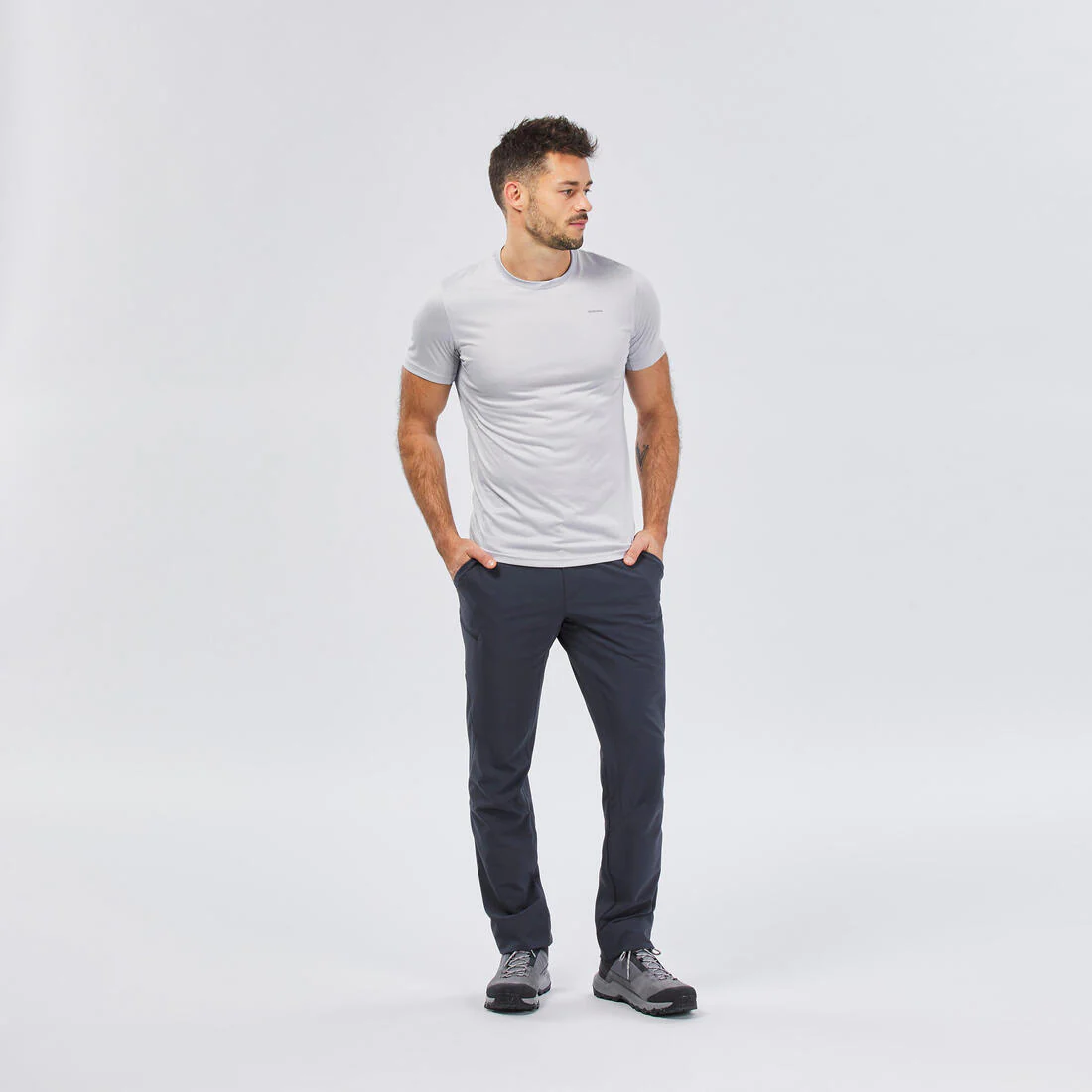 PANTALÓN DE SENDERISMO MH100 HOMBRE AZUL - Image 2