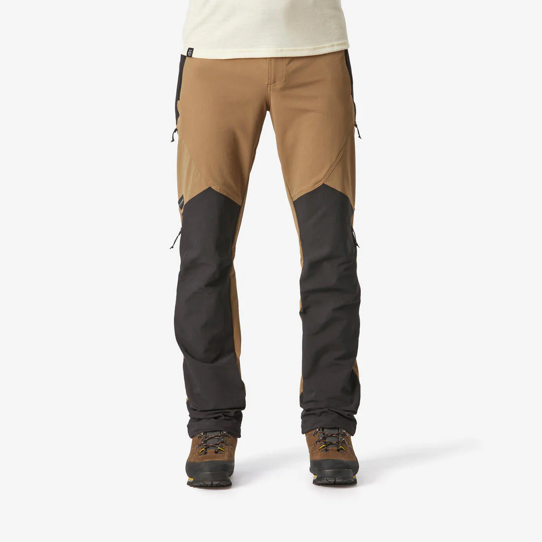PANTALÓN DE SENDERISMO MONTAÑA PERLANTE Y CORTAVIENTO HOMBRE - MT900 - Image 3