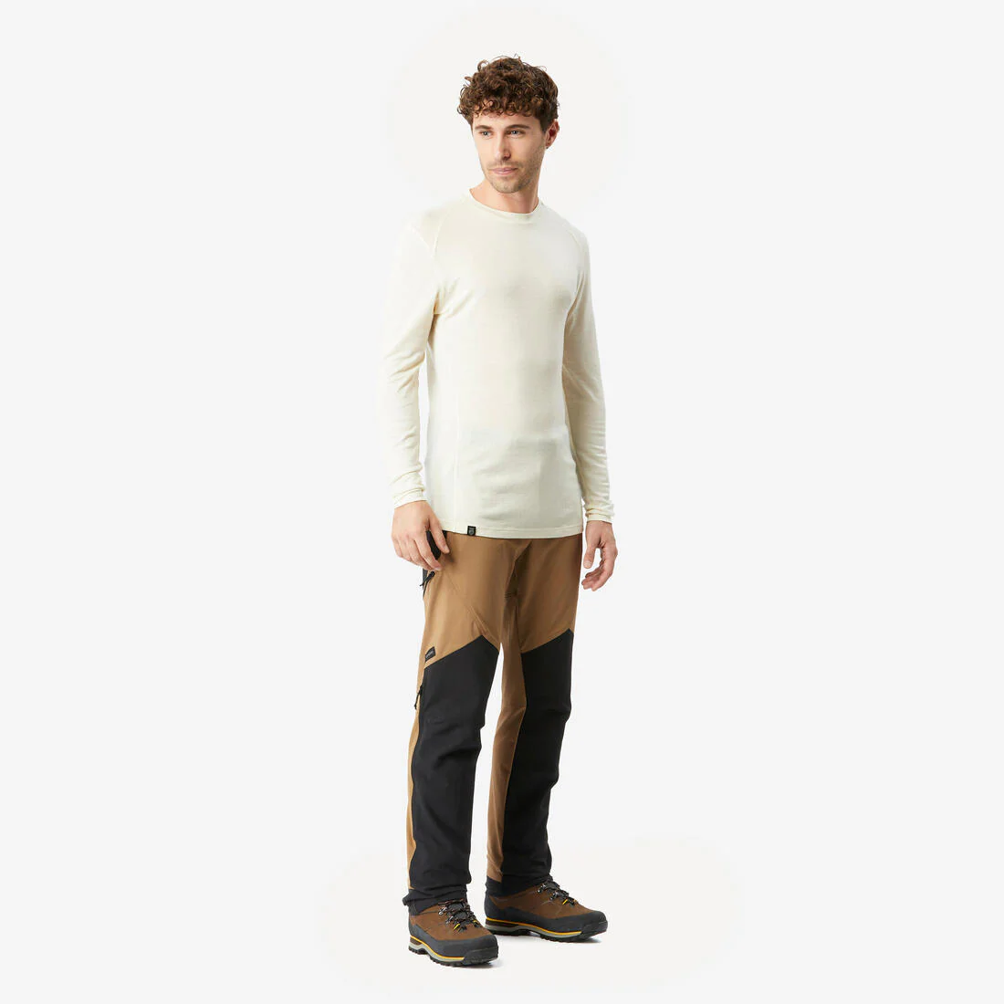 PANTALÓN DE SENDERISMO MONTAÑA PERLANTE Y CORTAVIENTO HOMBRE - MT900 - Image 5
