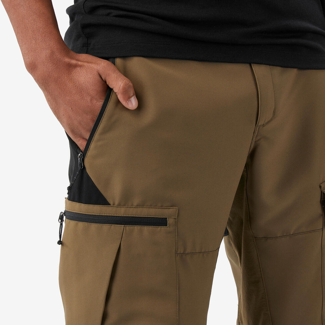 PANTALÓN DE SENDERISMO MONTAÑA RESISTENTE HOMBRE MT500 - Image 12