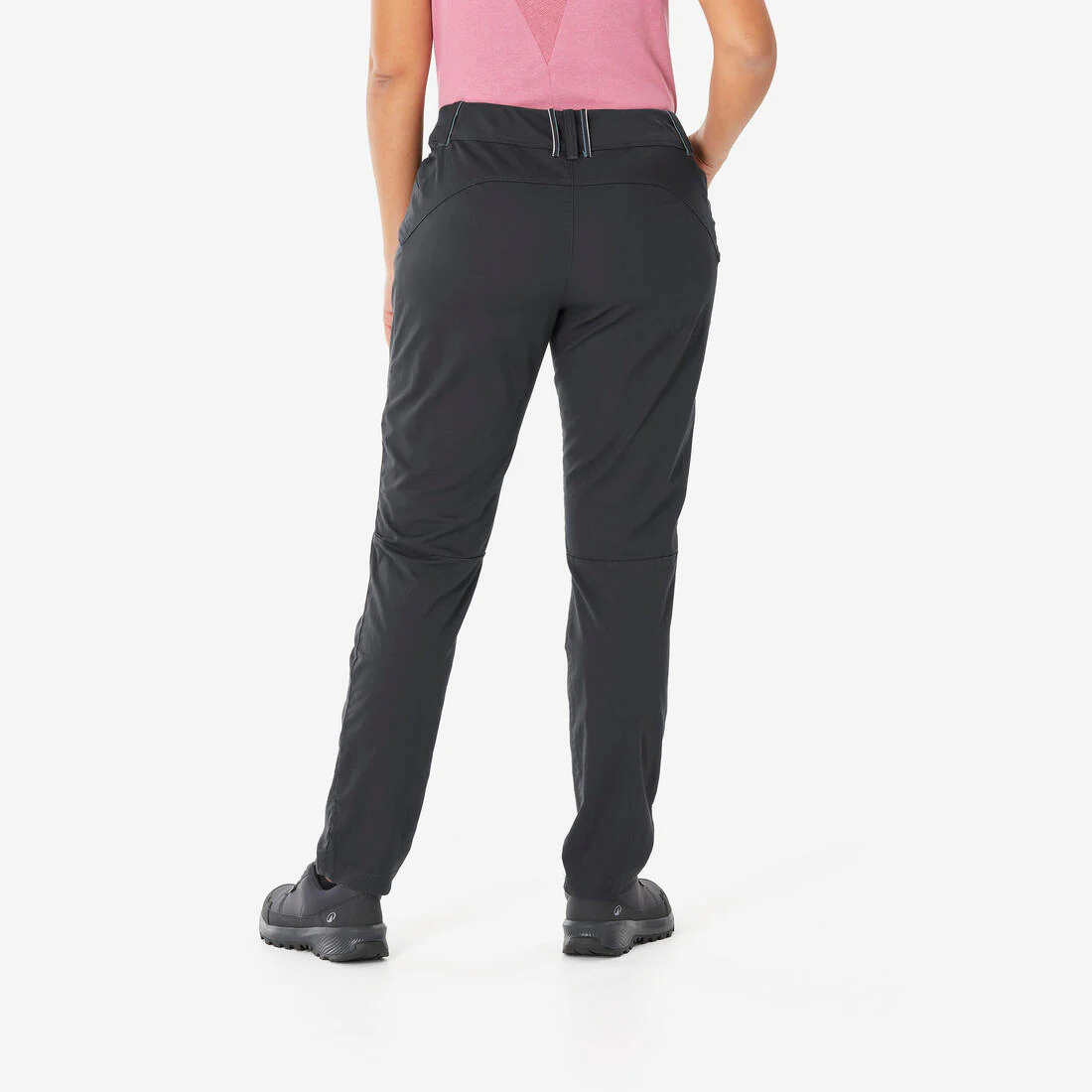 PANTALÓN DE SENDERISMO MUJER NH500 REGULAR GRIS - Image 2