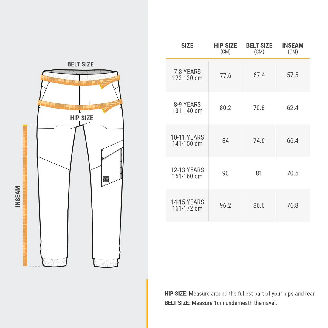 PANTALÓN DE SENDERISMO NIÑOS NH100 CAQUI- 7-15 AÑOS - Image 6