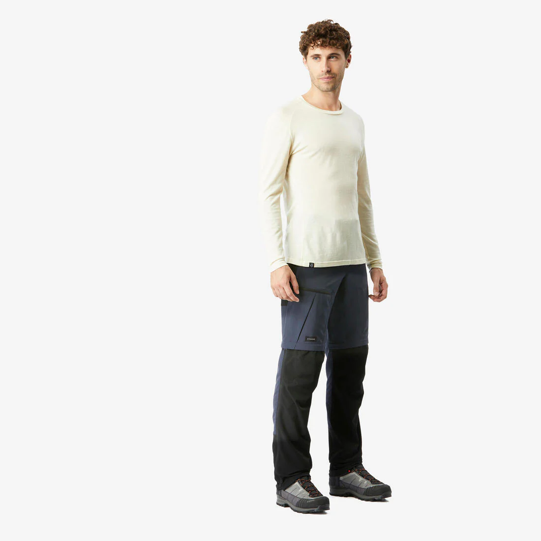 PANTALÓN DE SENDERISMO TRANSFORMABLE  EN 1 RESISTENTE HOMBRE - MT500 - Image 3