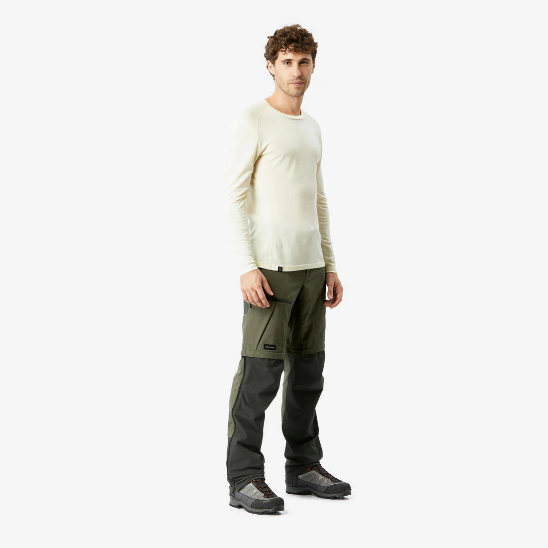 PANTALÓN DE SENDERISMO TRANSFORMABLE  EN 1 RESISTENTE HOMBRE - MT500 - Image 4