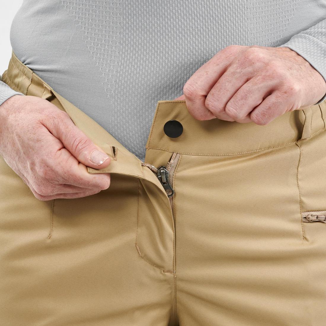 PANTALÓN IMPERMEABLE DE SKI CÁLIDO MUJER 100 BEIGE - Image 6
