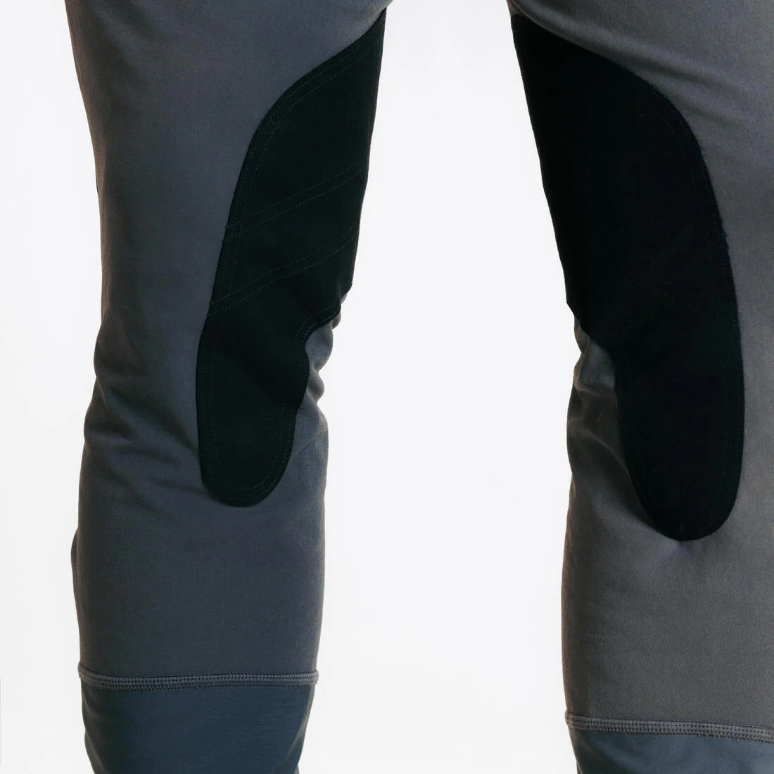 Pantalón Equitación 500 Hombre Gris Oscuro - Image 3