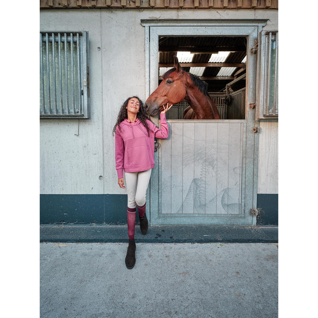 PANTALÓN EQUITACIÓN CLUB NIÑOS BEIGE - Image 10
