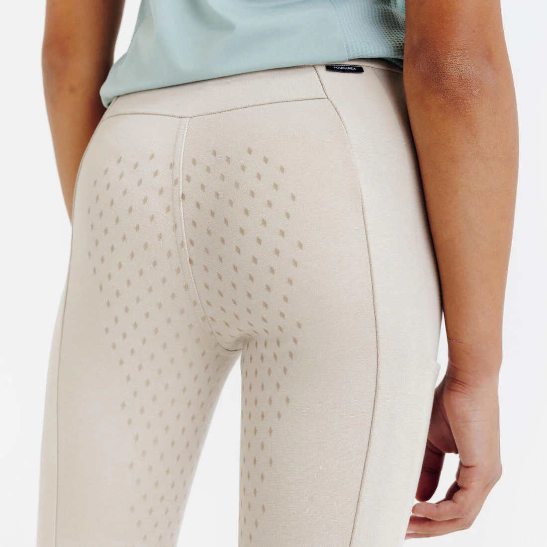 PANTALÓN EQUITACIÓN CLUB NIÑOS BEIGE - Image 3