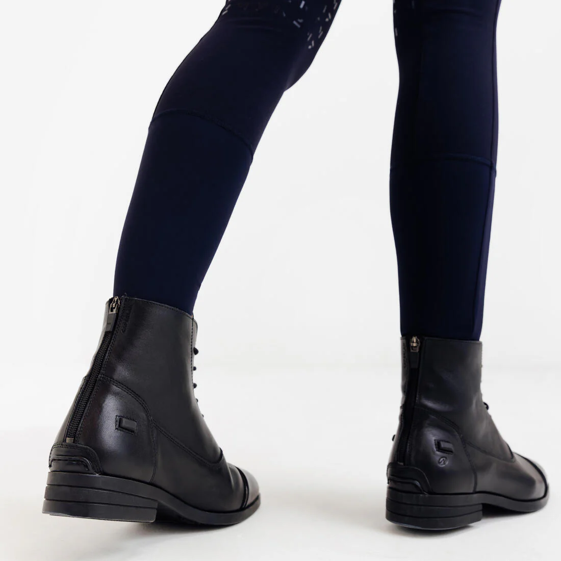 PANTALÓN EQUITACIÓN MUJER BE YOU 500 AZUL - Image 8