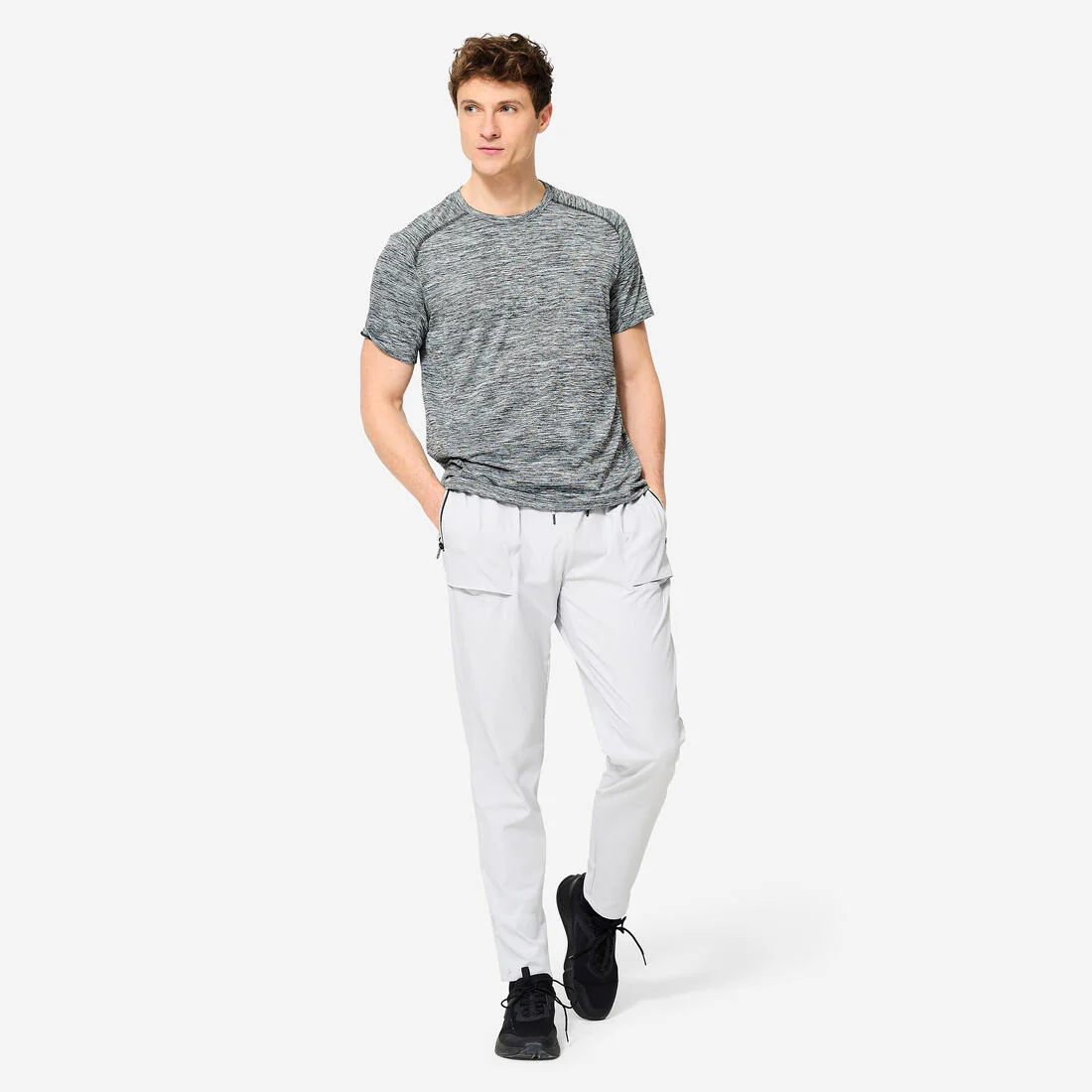 PANTALÓN FITNESS COLLECTION 500 HOMBRE TRANSPIRABLE - Image 4