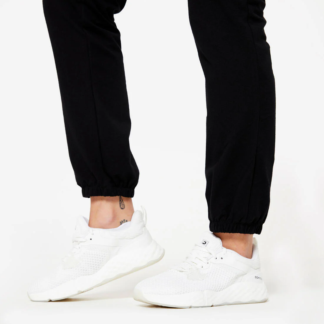 PANTALÓN JOGGER FITNESS 100 MUJER NEGRO - Image 6
