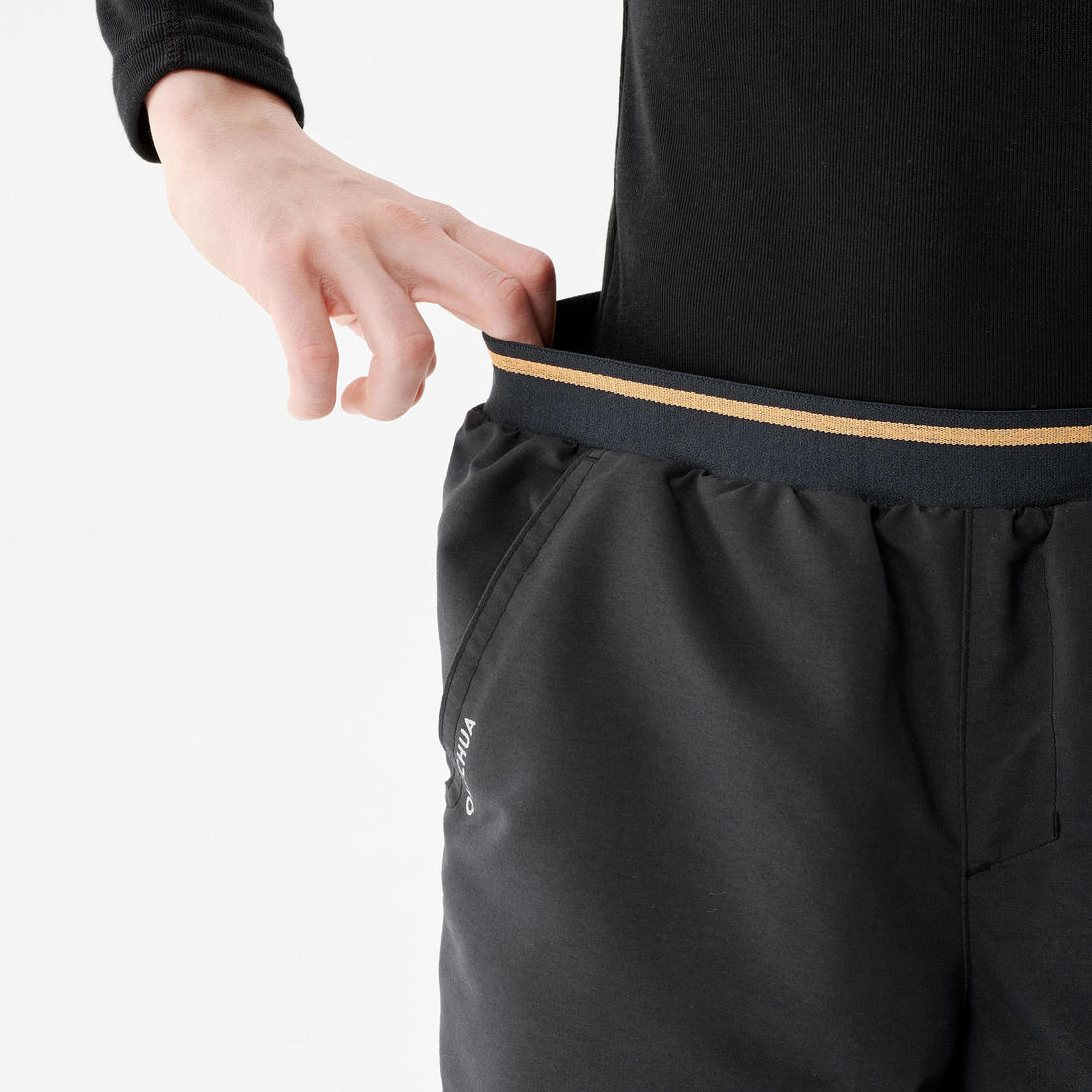 PANTALÓN PERLANTE SENDERISMO NIÑOS SH100 GRIS - Image 6