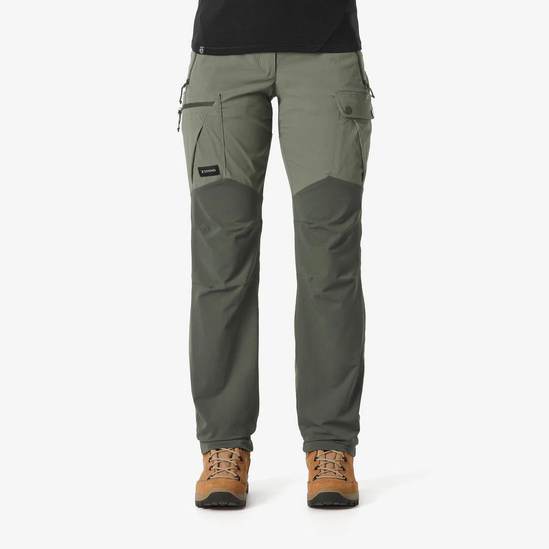 PANTALÓN RESISTENTE DE TREKKING EN MONTAÑA MUJER MT500 - Image 2