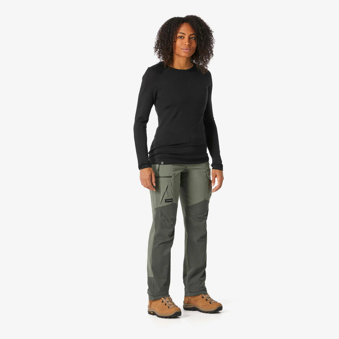 PANTALÓN RESISTENTE DE TREKKING EN MONTAÑA MUJER MT500 - Image 4