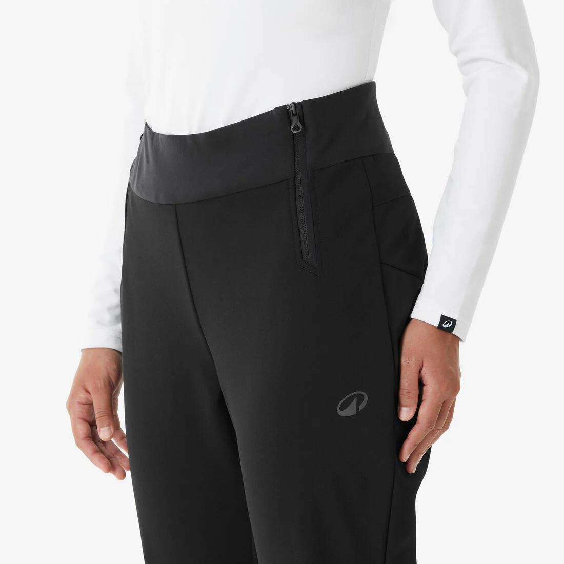 PANTALÓN IMPERMEABLE SKI MUJER 500 NEGRO - Image 5