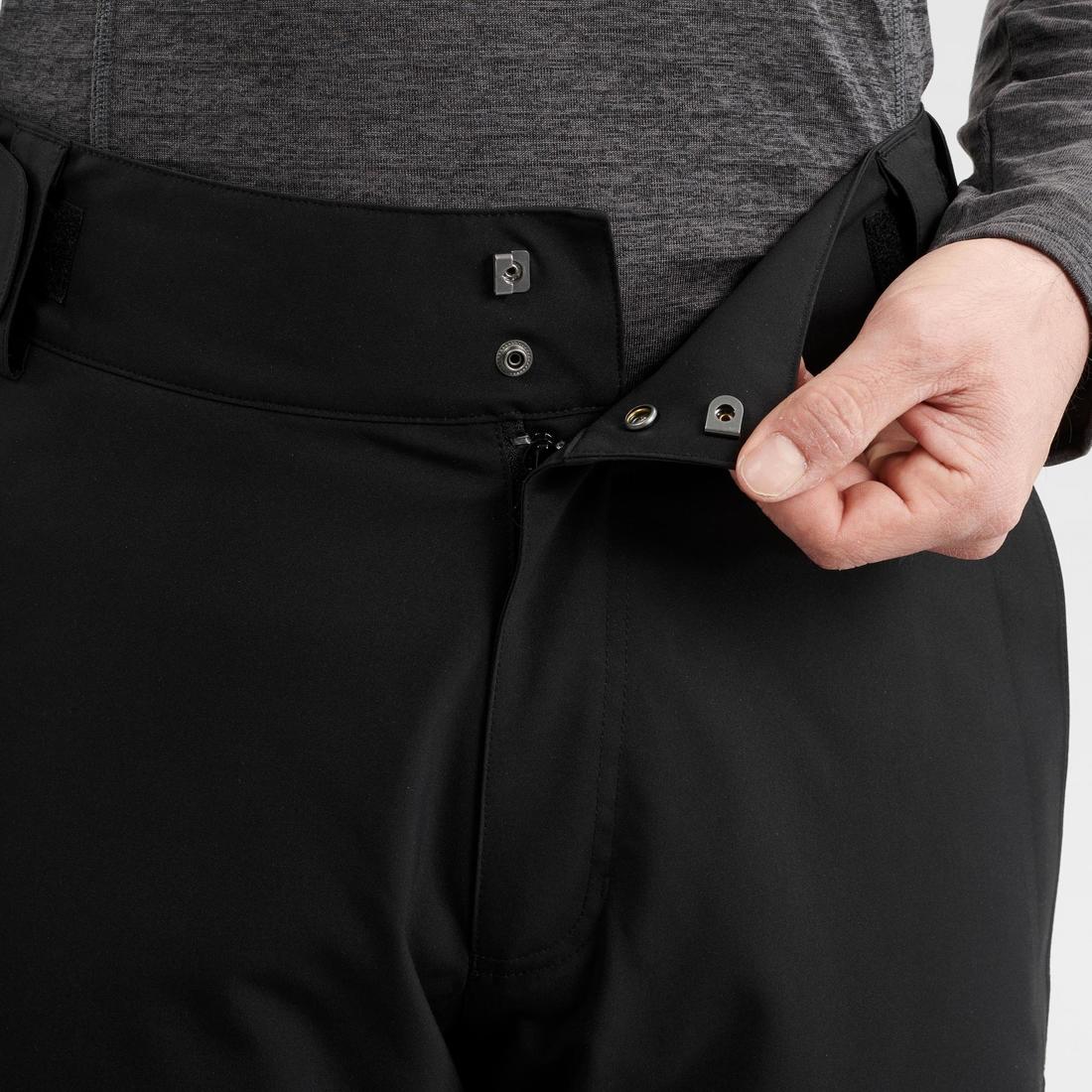 PANTALÓN IMPERMEABLE DE SKI Y SNOWBOARD HOMBRE 500 - NEGRO - Image 4