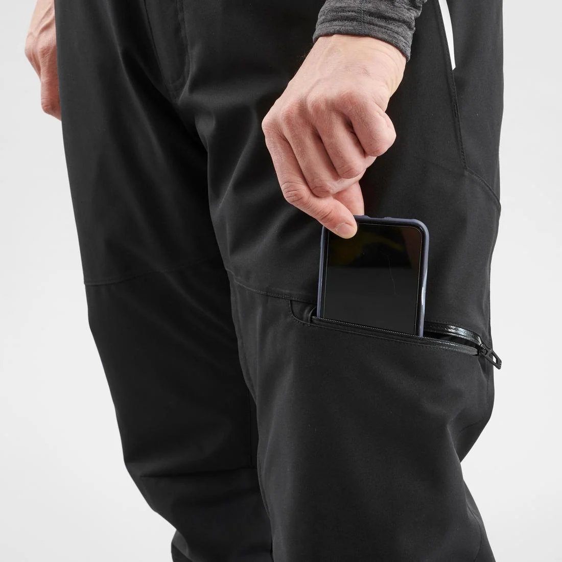 PANTALÓN IMPERMEABLE DE SKI Y SNOWBOARD HOMBRE 500 - NEGRO - Image 6