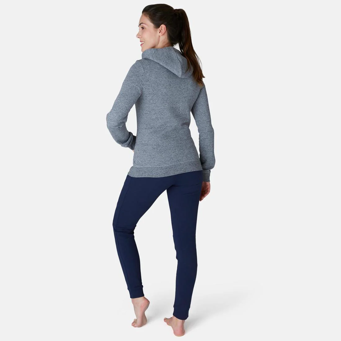 PANTALÓN JOGGER SLIM FITNESS MUJER 520 AZUL MARINO - Image 2
