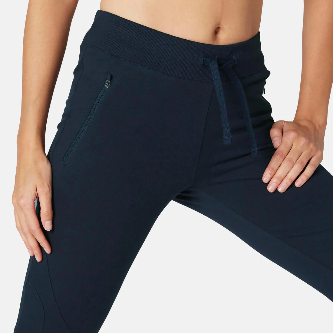 PANTALÓN JOGGER SLIM FITNESS MUJER 520 AZUL MARINO - Image 4