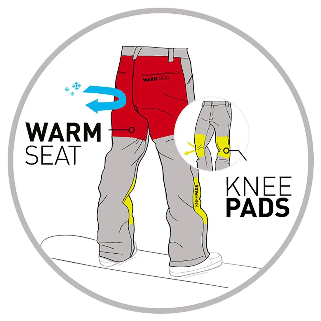 PANTALÓN IMPERMEABLE SNOWBOARD HOMBRE - 100 - Image 7