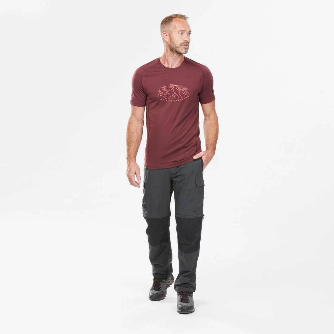 PANTALÓN TRANFORMABLE 2 EN 1 Y RESISTENTE SENDERISMO MONTAÑA - MT100 HOMBRE - Image 2