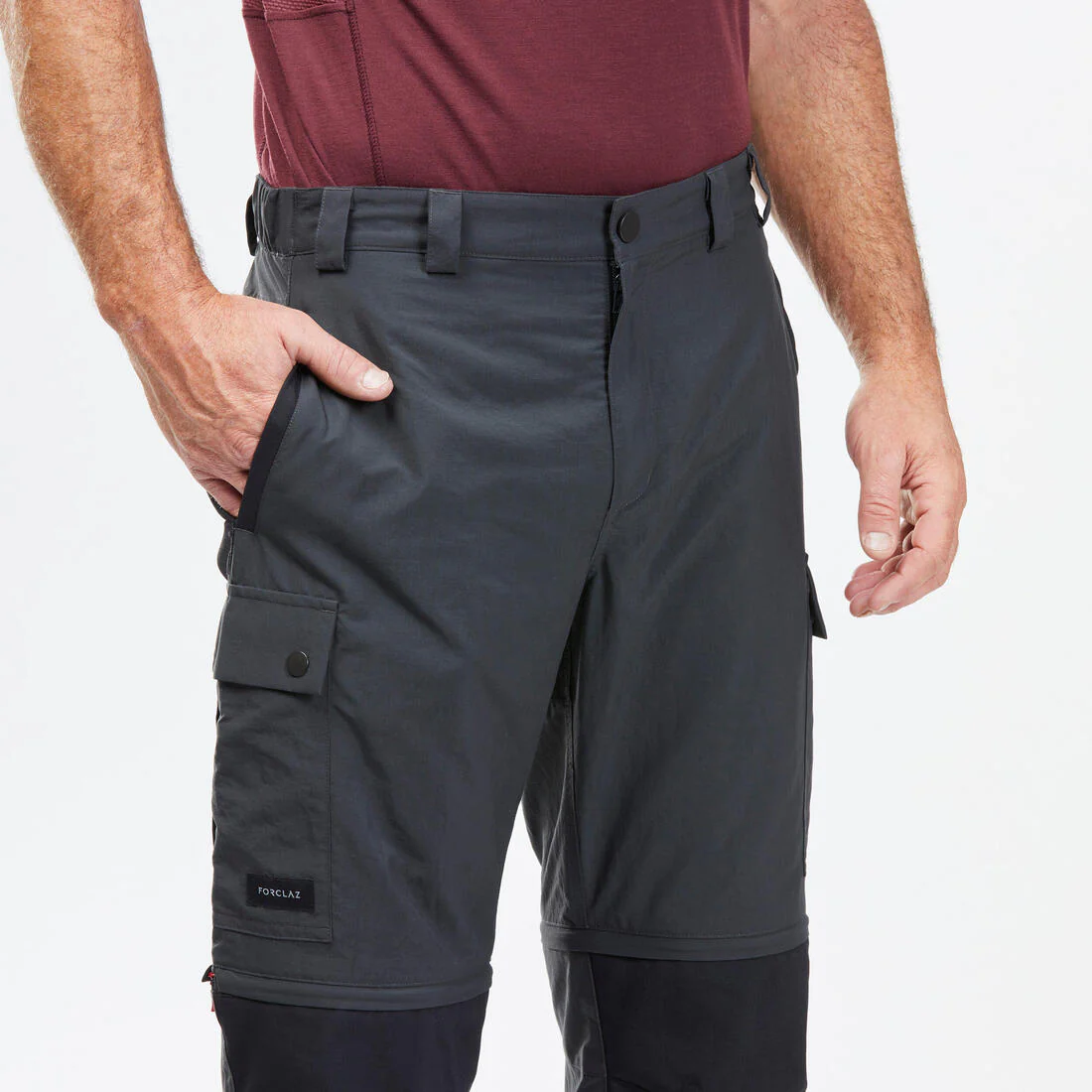 PANTALÓN TRANFORMABLE 2 EN 1 Y RESISTENTE SENDERISMO MONTAÑA - MT100 HOMBRE - Image 6