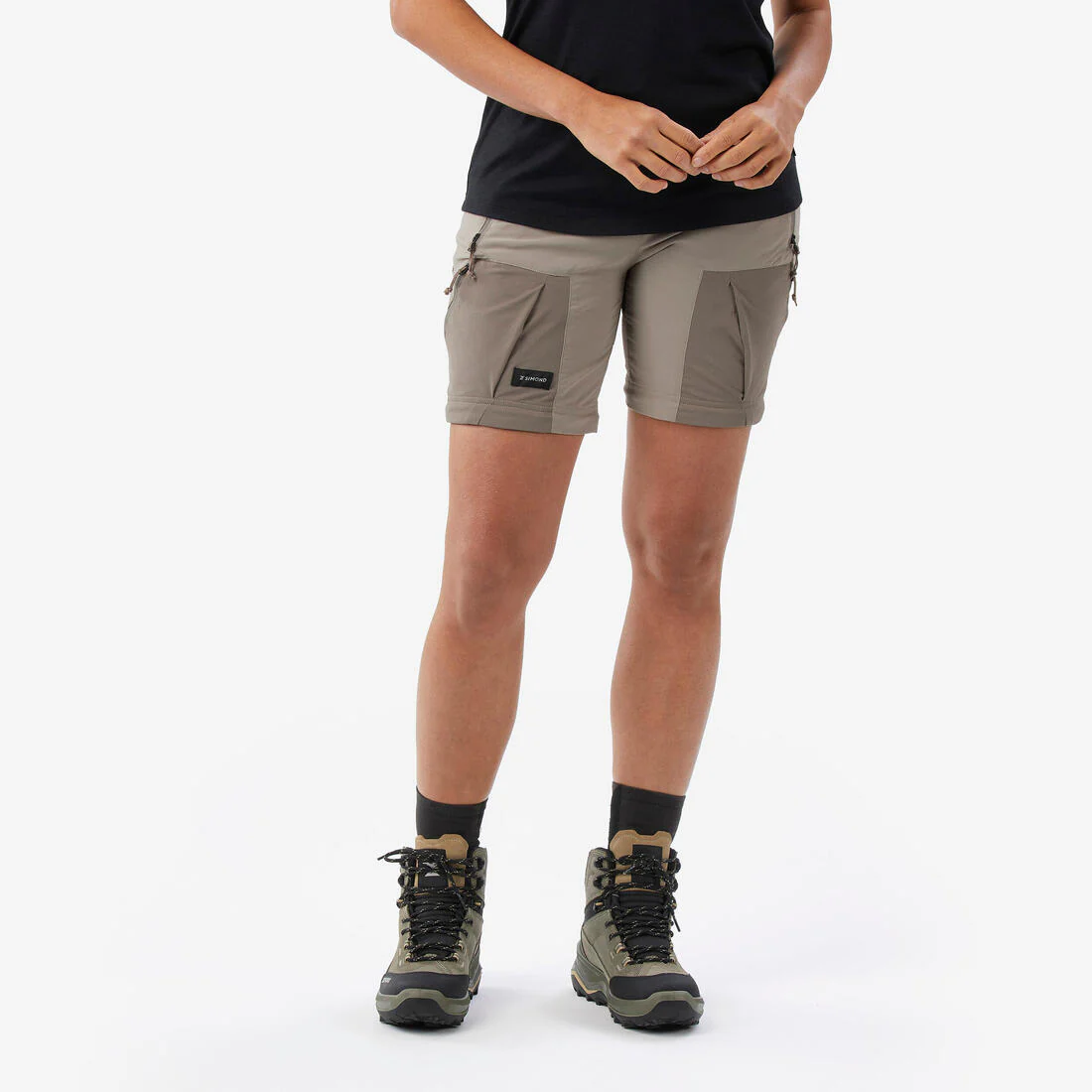 PANTALÓN TRANSFORMABLE 2 EN 1 DE SENDERISMO MT500 MUJER - Image 10