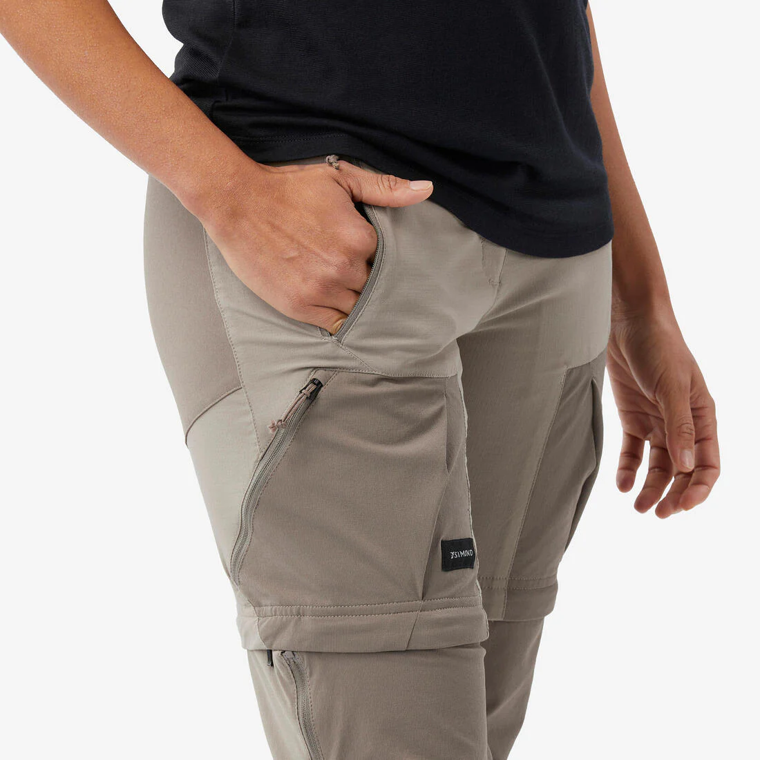 PANTALÓN TRANSFORMABLE 2 EN 1 DE SENDERISMO MT500 MUJER - Image 14